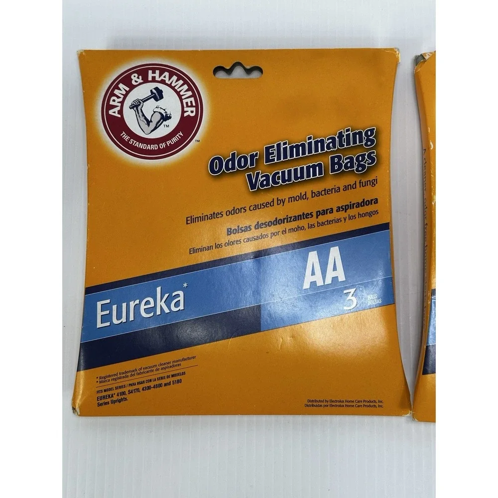 Arm Hammer Odor Eliminating Vacuum‎ Bags Eureka AA 62618A 5 Bags In Total